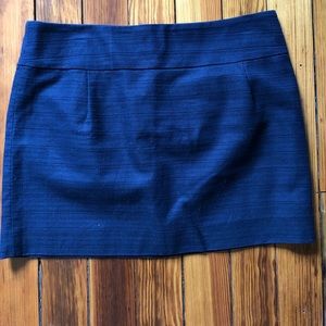 Navy J. Crew mini skirt size 12